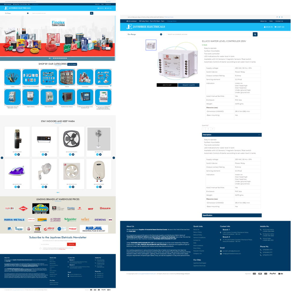 POS System portfolio Shreenology Infotech